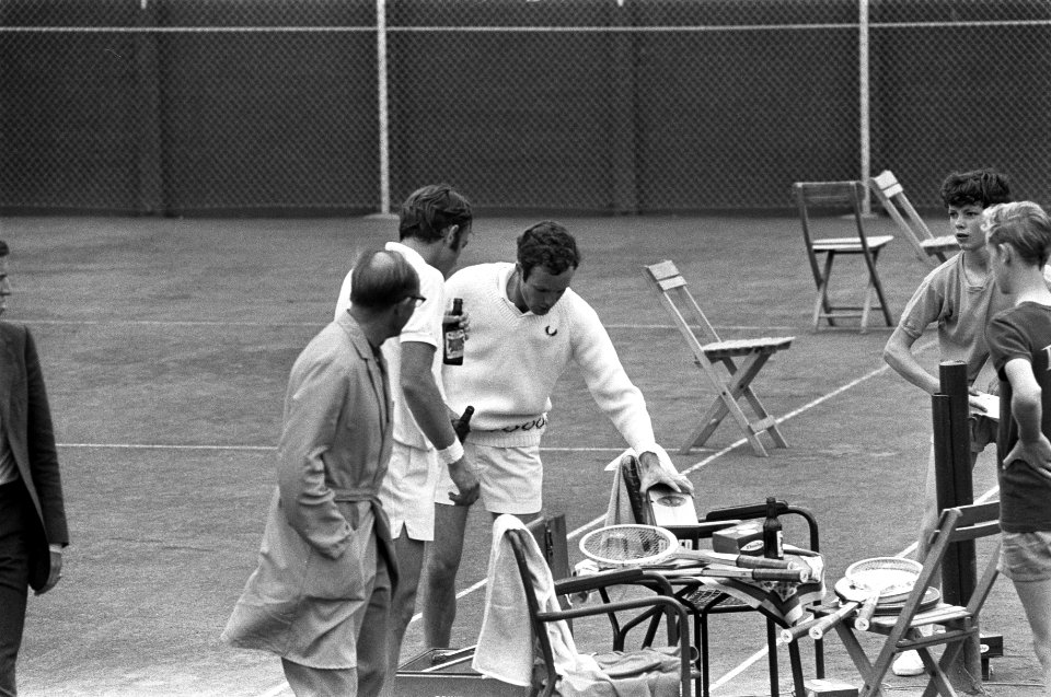 Tom Okker en John Newcombe, Bestanddeelnr 922-6007