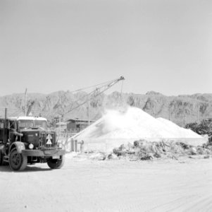 Timna in de Negevwoestijn het terrein van de kopermijnen met opslag van bepaald, Bestanddeelnr 255-3652