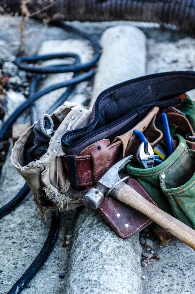 Equipment wrench blue tools