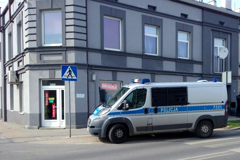 Tomaszów Mazowiecki, radiowóz policji