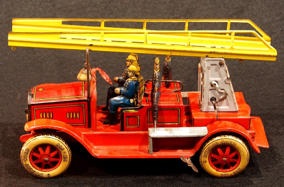 Tin toy fire truck, pic-023
