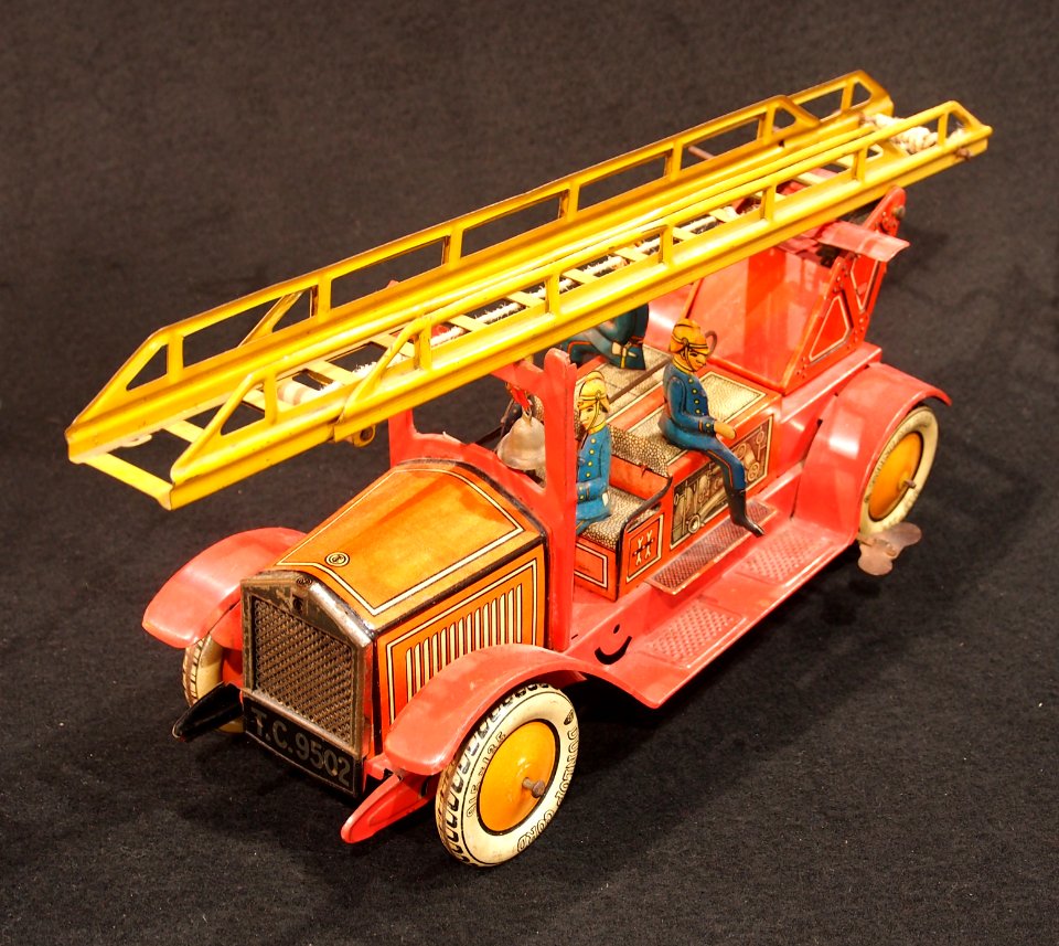 Tin toy fire truck, pic-017
