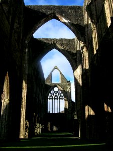 Tintern Abbey, the nave looking West photo