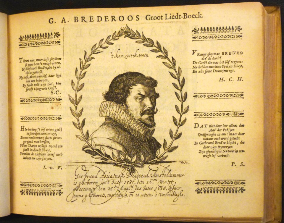 Titelblad G.A.Brederoos Groot Liedt-Boeck