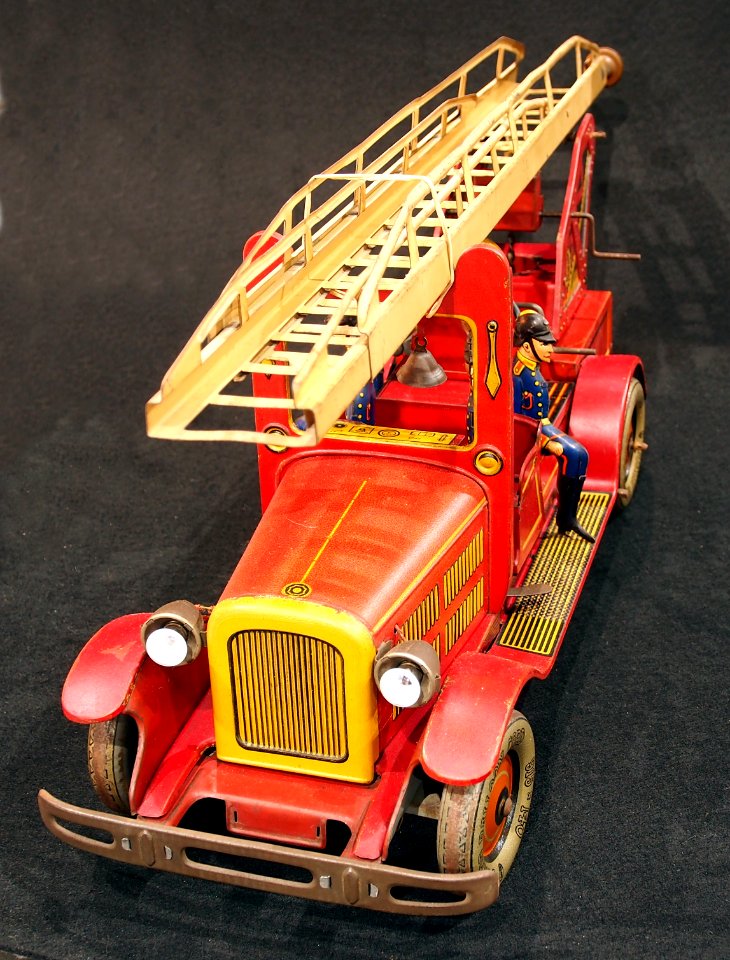 Tin toy fire truck, pic-007