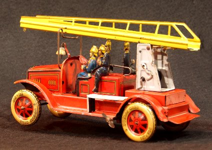 Tin toy fire truck, pic-027