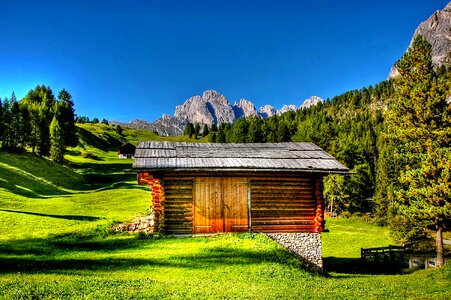 Landscape south tyrol mountains