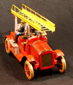 Tin toy fire truck, pic-025