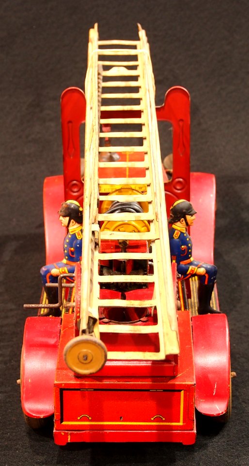 Tin toy fire truck, pic-010