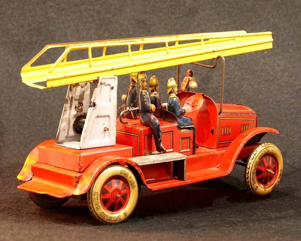 Tin toy fire truck, pic-028
