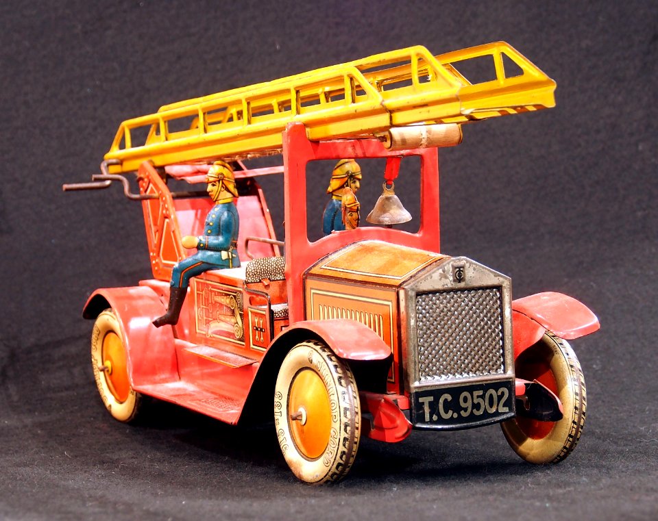 Tin toy fire truck, pic-013