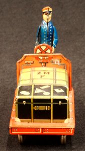 Tin toy suitcase trolley, pic3