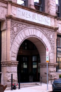 Times Building (Third Avenue Entrance), Pittsburgh, 2020-01-16 photo