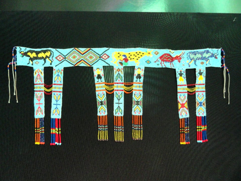 Tiriyó-Kaxuyana beadwork - Memorial dos Povos Indígenas - Brasilia - DSC00535