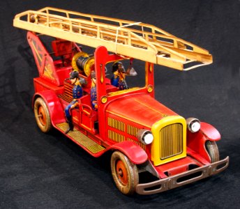 Tin toy fire truck, pic-009