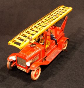 Tin toy fire truck, pic-020