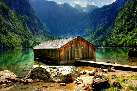 View berchtesgaden alps solid photo