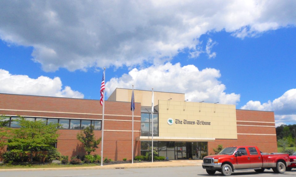 Times-Tribune Printing Scott Township Lacka Co PA