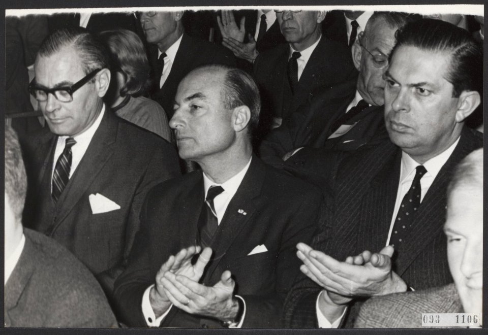 Tijdens het congres van de Radicalen werkgroep Christen-Radicalen binnen de KVP, Bestanddeelnr 093-1106