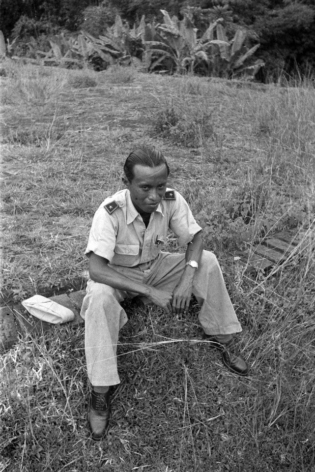 TNI majoor Achmad Sjachdi, voormalig commandant Bat. V Brig. XIII, Div. VI Siliw, Bestanddeelnr 3303