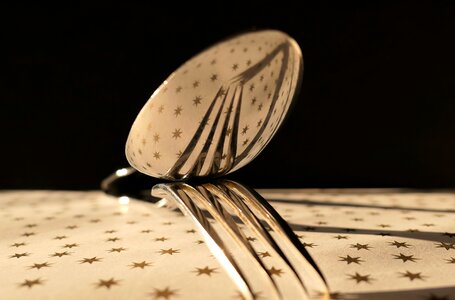 Silver cover tableware photo