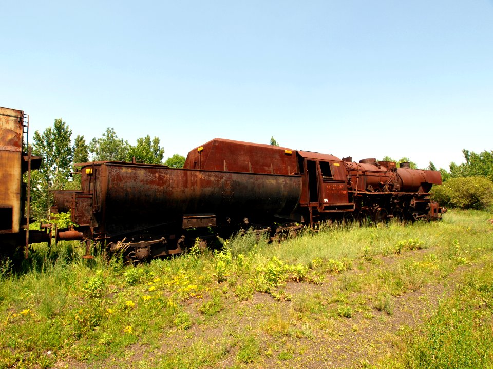To be restored old rusty steam locomotive at the Museum of Industry and Railway in Lower Silesia pic4