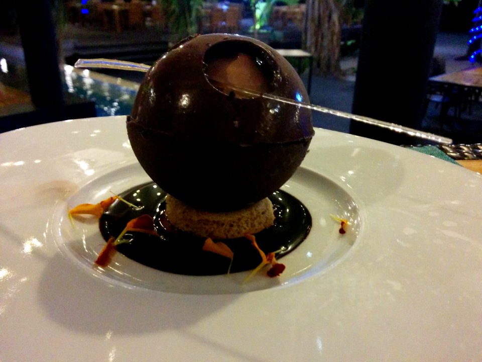 Tiramisu Bombe at Outrigger Konotta, Maldives