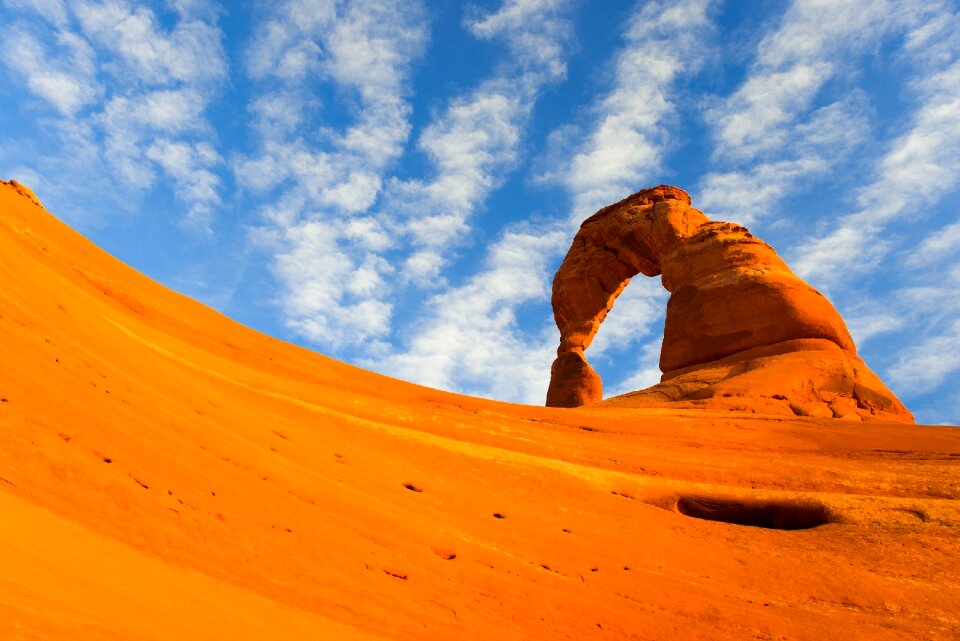 Sandstone nature delicate arch