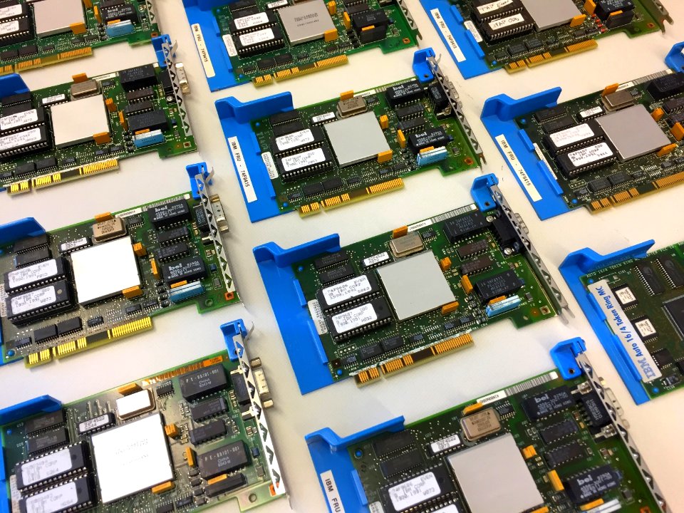 Token ring cards tiled
