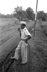 TNI majoor Achmad Sjachdi, voormalig commandant Bat V Brig XIII, Div VI Siliw, Bestanddeelnr 3298