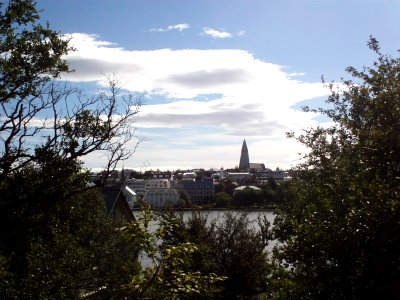 Tjörnin from west