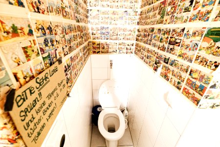 Toilette im Willi in Tübingen 2019