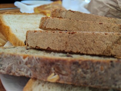 Bakery bread slices breakfast photo