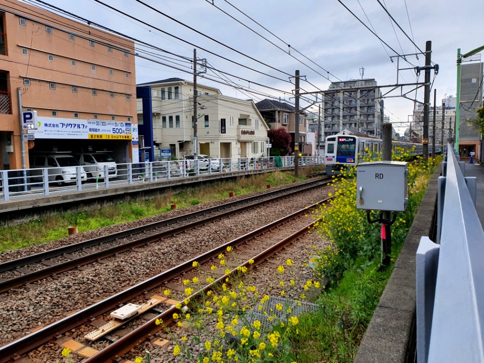 Tokyu Meguro line near Okusawa