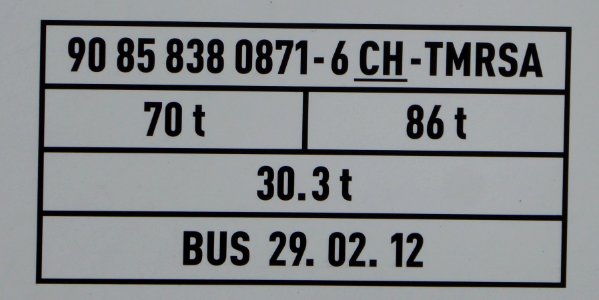 TMR Beh 4-8 71 Anschriften