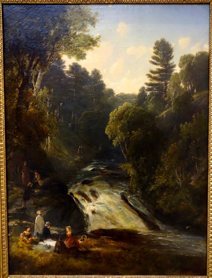 Tivoli Falls, Albany, by William Hart, 1851, oil on canvas - Albany Institute of History and Art - DSC08143