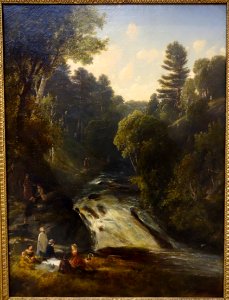 Tivoli Falls, Albany, by William Hart, 1851, oil on canvas - Albany Institute of History and Art - DSC08143