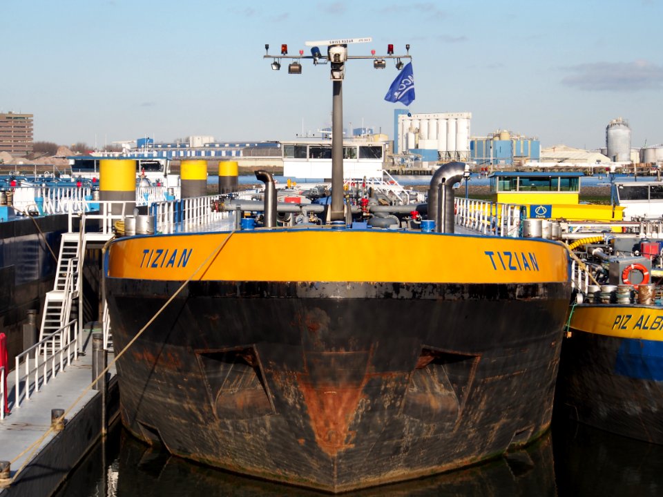 Tizian (ship, 2004) ENI 04811830 Geulhaven Port of Rotterdam