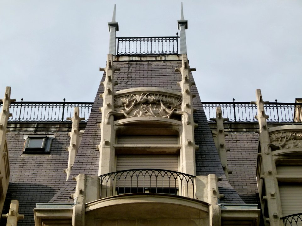 Toit de l'hôtel particulier Lalique