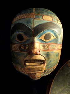 Tlingit mask VK 49, donated 1846 - Museum of Cultures (Helsinki) - DSC04882