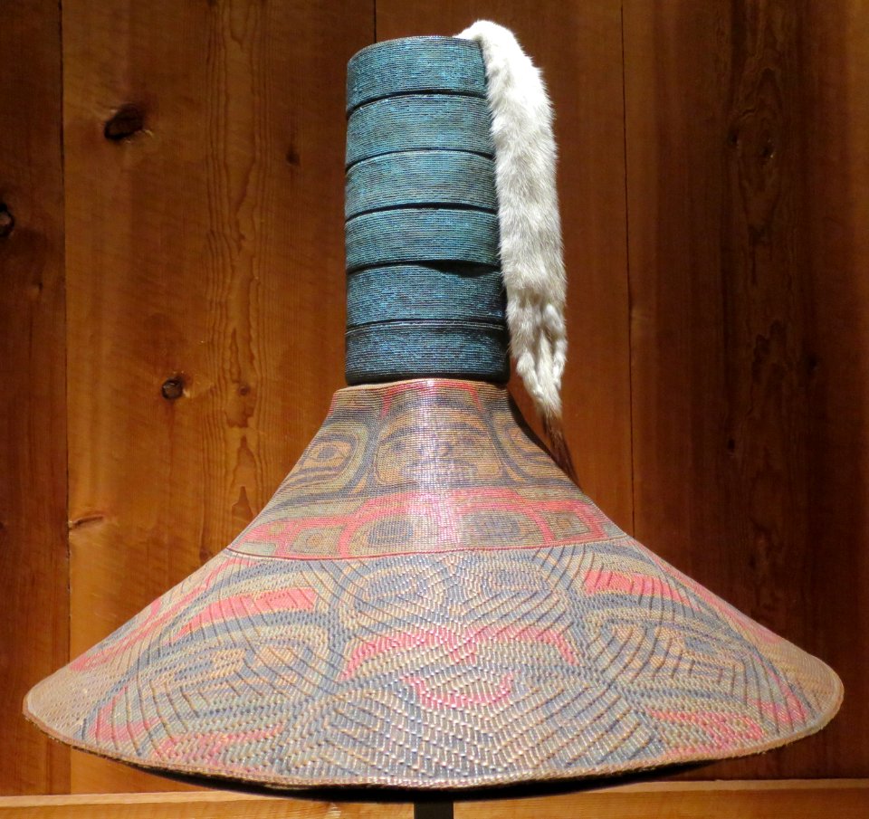 Tlingit ani s'aaxw, world hat, Alaska State Museum (Juneau)