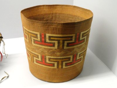 Tlingit storage basket - Springfield Science Museum - Springfield, MA - DSC03450