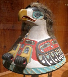 Tlingit ch'áak' s'aaxw, eagle hat, Alaska State Museum (Juneau) photo