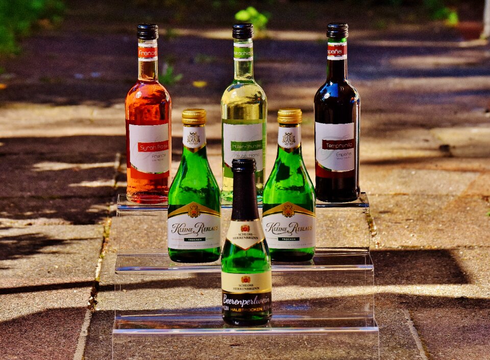 Weinstube alcohol bottles