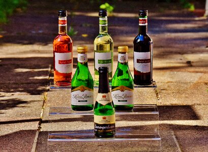 Weinstube alcohol bottles photo