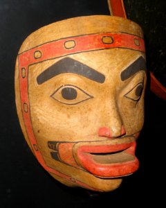 Tlingit mask VK 47, donated 1846 - Museum of Cultures (Helsinki) - DSC04926