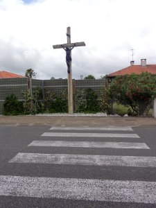 Tosse (Landes) croix de chemin photo