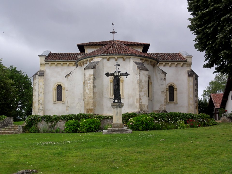 Tosse (Landes) Église Saint-Sever, chevet