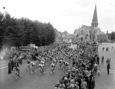 Tour de France , start Tour de France in Brasschaet (Belgie), Bestanddeelnr 906-5828