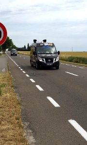 Tour de France 2015 étape 3 - Bierwart (Fernelmont) - rue d'Andenne - Caravane